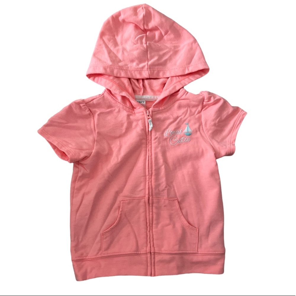 Toddler/Child Short Sleeved Jacket Coral/Pink